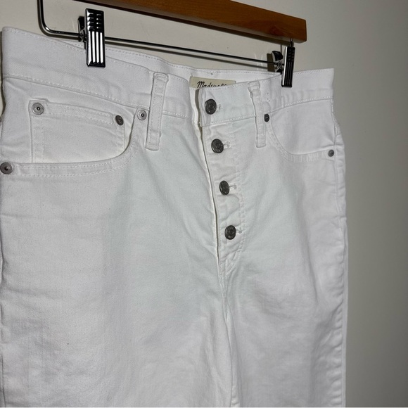 Madewell White High Rise Jeans - Picture 6 of 16